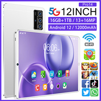 2025 Hot Seller Mini Pad Tablet PC avec 16GB RAM 1TB ROM Dual SIM 4G/5G Appel équivalent Smartphone