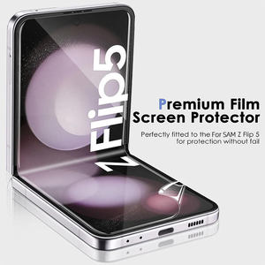 Protector de Pantalla de Vidrio Templado Personalizado de Fábrica para Samsung Galaxy Z Flip 5/6/7, Protector de Pantalla TPU, Protector de Lente de Cámara Trasera - Product Image 3