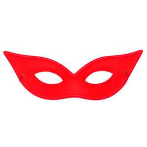 Topeng Pesta Topeng Murah Warna Merah Harlequin Lucu Karnaval Pesta Topeng Mata HPC-2684 - Product Image 2