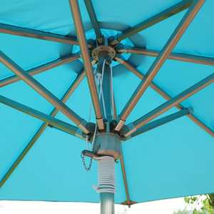 2025 parapluie de jardin en acier robuste personnalisable étanche pliable pour Patio piscine extérieure café plage <span class=keywords><strong>Restaurant</strong></span> pour hôtels - Product Image 2