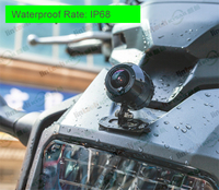 Boîtier étanche du fabricant, accessoires de moto à double objectif, caméra DVR 1080P, caméra de moto WIFI, caméra de bord