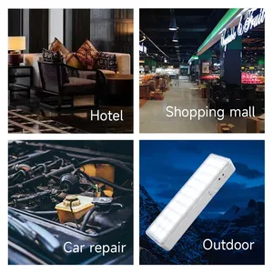 Mỹ/Anh Cắm LED Ánh Sáng Khẩn Cấp Nhấp Nháy Nam Châm Làm Việc Ánh Sáng Có Thể Sạc Lại Cho Nhà USB 30LED Hộ Gia Đình Di Động Ba Tốc Độ Mờ - Product Image 6