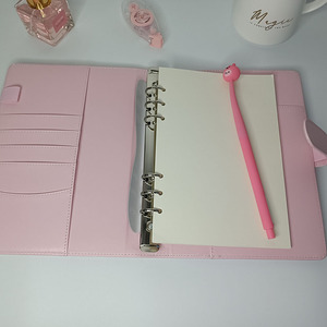 Cuadernos de cuero PU personalizables, diario 2022, planificador, papel Extra grueso, hojas sueltas, carpeta A5 <span class=keywords><strong>A6</strong></span>, Bloc de notas, venta al por mayor - Product Image 2