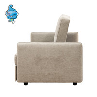 Canapé-lit double moderne et décontracté, inclinable, avec dossier capitonné, 3-en-1, convertible en lit, luxe léger, pour salon, portable et confortable