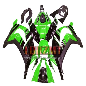 Kit de inyección para <span class=keywords><strong>KAWASAKI</strong></span> NINJA 2021 ZX1000 CC ZX10R 21 22 23 24 55LQ.71 <span class=keywords><strong>ZX</strong></span> <span class=keywords><strong>10R</strong></span> 10 R 2022 <span class=keywords><strong>2023</strong></span> 2024 Carenado Verde negro - Product Image 2