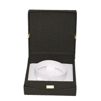 Boîte de papier de stratification brillante de luxe personnalisée avec charnière Design Revêtement UV de qualité supérieure pour bijoux bagues montres Solution cadeau