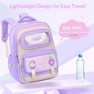 Mochila Escolar <span class=keywords><strong>de</strong></span> Nailon Ligera y Transpirable con Diseño <span class=keywords><strong>de</strong></span> Dibujos Animados Personalizados para Niñas, Mochila Escolar para Niños - Product Image 3
