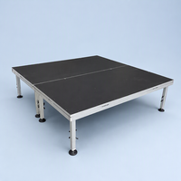Nouvelle plateforme de scène extérieure en aluminium TFR, structure rectangulaire en alliage, plateau de performance 1Mx2M, charge de 750 kg/m², certifiée TUV pour concert