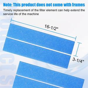 Filtre en coton Mac-2310ft-e, 16.5x3.25x0.2 pouces, pour pièces de purificateur d'air Mitsubishi, forte compatibilité - Product Image 4