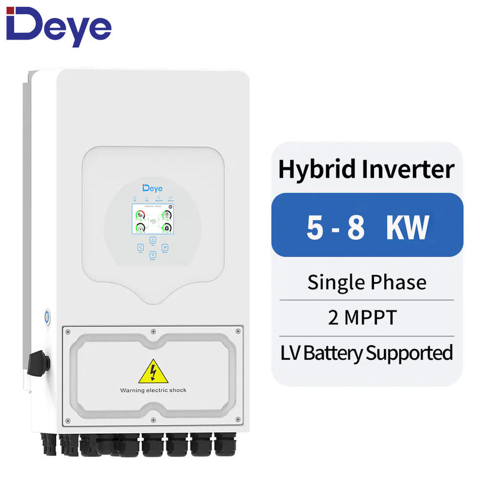 Deye 6KW 8KW 6000W 8000W Hybrid Inverter Single Phase 220V for Home Use ...