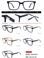 Monture de lunettes optiques en acétate pur, fabrication artisanale, design classique, haute qualité, production d'usine chinoise, légère, pour adultes, avec diamants.