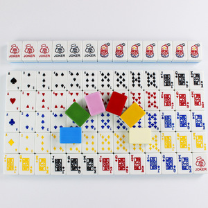 Singaporean & Malaysian Latin American Style Hand-Crafted Custom-Made Cartoon Mahjong for Chess & Card <b>Entertainment</b> - Product Image 4