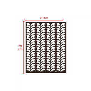 Plantillas de <span class=keywords><strong>Tatuajes</strong></span> Temporales de PVC Personalizadas YESORNO, Estilo Africano, Henna para Decoración Facial y Corporal, Transferencia por Agua - Product Image 6