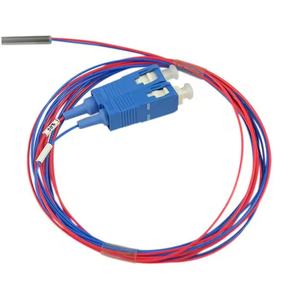 プレミアム光ファイバー機器1*2-0.9mm SC/UPC、1/1.5mファイバー長、光スプリッターカプラーを備えたミニ鋼管FBTスプリッター - Product Image 4