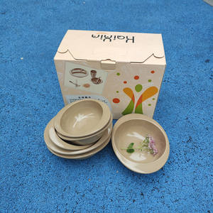 Tazón Desechable Biodegradable de Fibra Vegetal Orgánica de Cáscara de Arroz con Logotipo Personalizado, Ecológico para <span class=keywords><strong>Restaurantes</strong></span> y Fiestas - Product Image 5