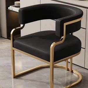 Sgabello da <span class=keywords><strong>Cucina</strong></span> Bar <span class=keywords><strong>Alto</strong></span> Lusso Moderno Mia Nordico in Velluto o Pelle Girevole con Struttura in Metallo Dorato <span class=keywords><strong>per</strong></span> Bancone Bar - Product Image 1