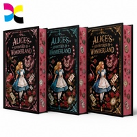 Impression de livres reliés de haute qualité, impression couleur sur les bords, impression à la feuille d'or sur les livres