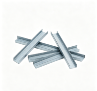 Agrafes galvanisées durables anti-rouille de fabrication chinoise, clous en U pour le fixation du bois et des meubles