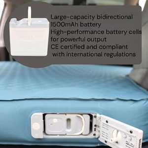 <span class=keywords><strong>Matelas</strong></span> pneumatique en mousse épaisse de 10 cm personnalisé avec pompe électrique intégrée, <span class=keywords><strong>matelas</strong></span> de couchage auto-gonflant pour Tesla Model Y SUV, tapis de camping pour voiture - Product Image 4