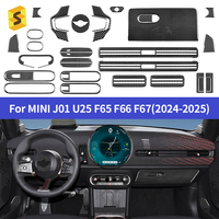 Pour Mini, ensemble complet d'accessoires intérieurs en fibre de carbone pour MINI Countryman U25 F65 F66 Cooper S SE J01 J05 2024-2025
