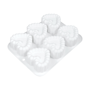 Moldes de Silicona de Grado Alimenticio para Corazones con Burbujas, Antiadherentes, Forma de Corazón 3D, para Chocolate, Mousse y Pasteles - Product Image 3