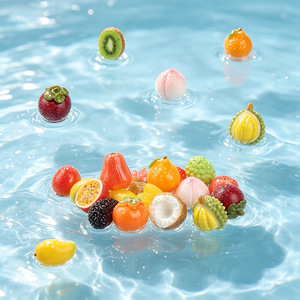 Manna Royaume des Fruits, Miniatures 3D Artificielles en Résine avec Design Art Déco - Product Image 2
