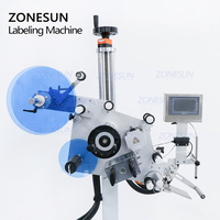 ZONESUN ZS-TB851 Autocollant Table Automatique Plat Machine D'étiquetage Pour Livre Plaque Carton Boîte