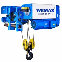 Nouvelle palan électrique SGY 8000 kg (2 tonnes) avec câble en acier, chariot et télécommande, 240 V, protection IP65/IP66 pour usage en construction