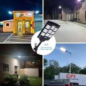 500w1000w1500w açık su geçirmez ev avlu ışık mühendislik yol özel süper parlak duvar ışık güneş sokak lambası - Product Image 6