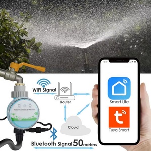 Mobile Remote Control Smart Timer Garden Watering System Nickel Plated Brass Nozzle Quick <b>Plug</b> Connection for Greenhouse Plants - Product Image 2