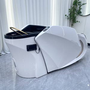 Modern Elétrica Massagem Spa Cama com Salon Cabelo Lavagem Função Couro Sintético Shampoo Bed - Product Image 2