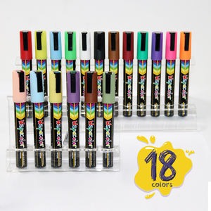 18 Pack Neon <span class=keywords><strong>Liquido</strong></span> <span class=keywords><strong>Gesso</strong></span> Marcatori <span class=keywords><strong>Gesso</strong></span> Penne Per Non Poroso Lavagne, Bistro Tavole, di Vetro e Finestre - Product Image 2