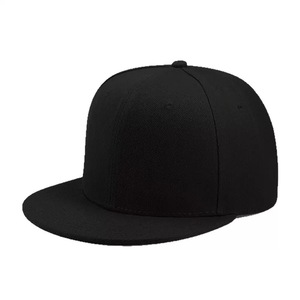 Casquette Snapback vierge 6 panneaux à visière plate, style baseball, broderie de logo personnalisée, unisexe, Hip Hop, vente en gros - Product Image 4