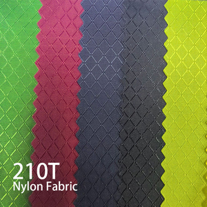RTS Wholesale Diamond Ripstop Outdoor <strong>Fabric</strong> Waterproof Backpack <strong>Fabric</strong> Free Sample 210T Pu Coated <strong>Nylon</strong> <strong>Fabric</strong> - Product Image 1