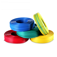 Cables de alimentación 14AWG 12AWG 8AWG 600V Cables eléctricos de PVC para cableado doméstico Fabricante de cables de cobre 70 ℃ THHN