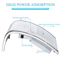 Colector de Polvo para Uñas de Escritorio Modelo 108 de 80W, Móvil, de Alta Velocidad, Sin Fugas de Polvo, para Pulir y Esmerilar Uñas