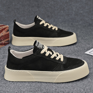 Chaussures de skate plates en toile pour hommes, style chunky, pour le sport et la course, tendance, à semelle souple, décontractées, pour la marche, vente en gros - Product Image 1