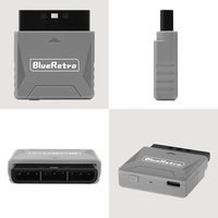 2025 Bitfunx PS2 Mini Blueretro Compatible avec PS2 PS1 Adaptateur Contrôleur sans fil Multijoueur Contrôleurs sans fil pour PS1
