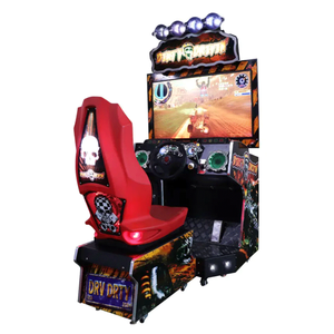 Full Motion Racing <b>Electronic</b> Arcade <b>Game</b> Machine Plastic Shopping Mall Car Driving - Product Image 3