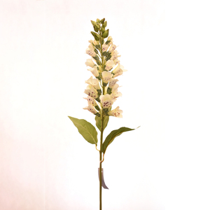 Flores de dedalera blancas artificiales, tallos en aerosol, flores de boda DIY, ramos de novia de seda, centros de mesa de boda - Product Image 5