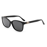 Lunettes de soleil de luxe en acétate pour femmes, protection UV400, tendance, personnalisables, vente en gros