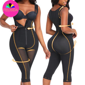 Faja Colombianas Post Cirugía Moldeadores Entrenador de cintura Levantador de glúteos Body <span class=keywords><strong>Mujer</strong></span> Moldeador de <span class=keywords><strong>cuerpo</strong></span> completo Bbl Faja de compresión Fajas - Product Image 1