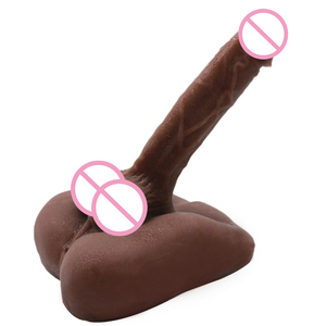 Enorme Dildo pene Super grande con la Base strumenti per la masturbazione delle donne giocattoli del <span class=keywords><strong>sesso</strong></span> Dildo realistici neri marroni - Product Image 6