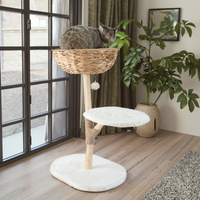 Meubles de luxe haut de gamme, arbre à chat en bois intéressant, jouet pour chat, cadre en bois, arbre à grimper