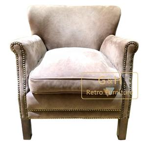 Moderne Badkuip Accent Stoel Gestoffeerde Armclubstoel Voor Woonkamer, Faux Lederen Fauteuil Met Gouden Nagelkoprand - Product Image 4