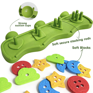 <strong>Shape</strong> <strong>Sorting</strong> Bath <strong>Toys</strong> Montessori Learning Educational Puzzle <strong>Shape</strong> Sorter <strong>Toys</strong> with Suction Cup Baby Bath <strong>Toys</strong> for Babies - Product Image 3