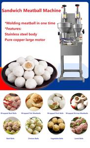 Machine automatique de fabrication de boulettes de viande sandwich <span class=keywords><strong>port</strong></span> boeuf <span class=keywords><strong>poisson</strong></span> poulet - Product Image 4