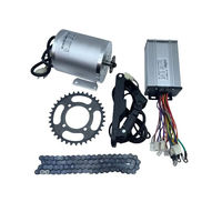 Kit de conversion de vélo de karting 36V 48V 1000W avec moteur CC sans balais, contrôleur MY1020D et chaîne dentaire – Kit électrique DIY