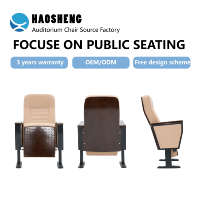Fauteuil inclinable moderne pour cinéma, hauteur réglable, accoudoirs, utilisation en salle de conférence, théâtre, tableau d'écriture mobile, siège en tissu inclinable