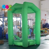 Cabine gonflable attrape-billets personnalisée pour la promotion d'événements